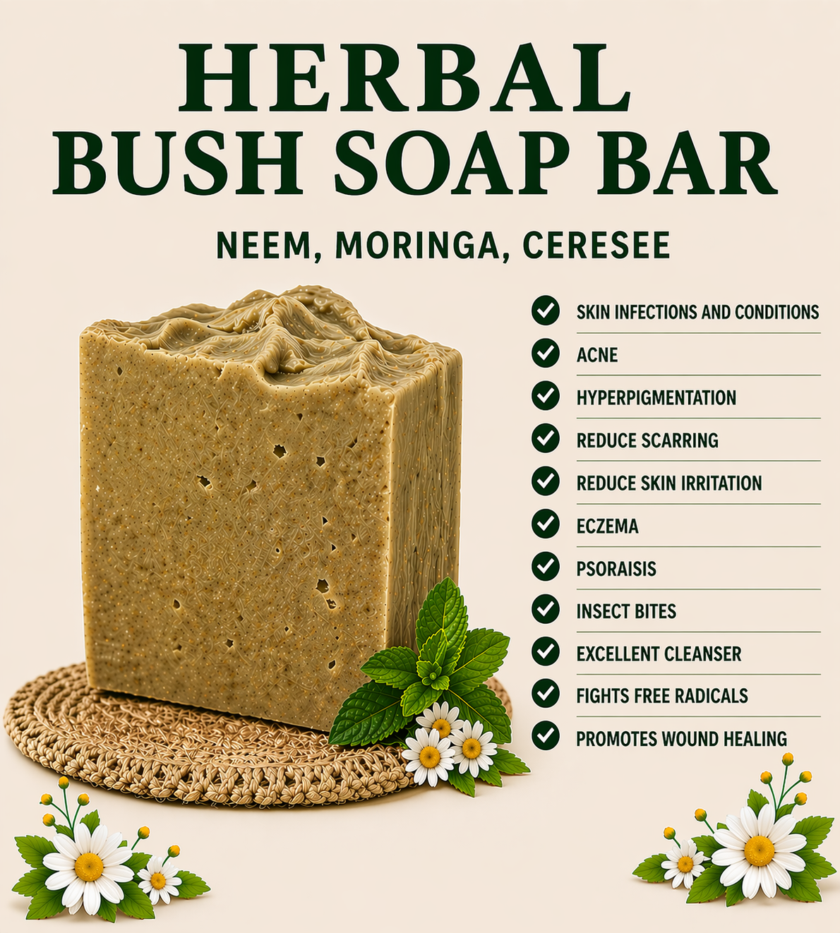 IRIE HERBAL BUSH SOAP BAR