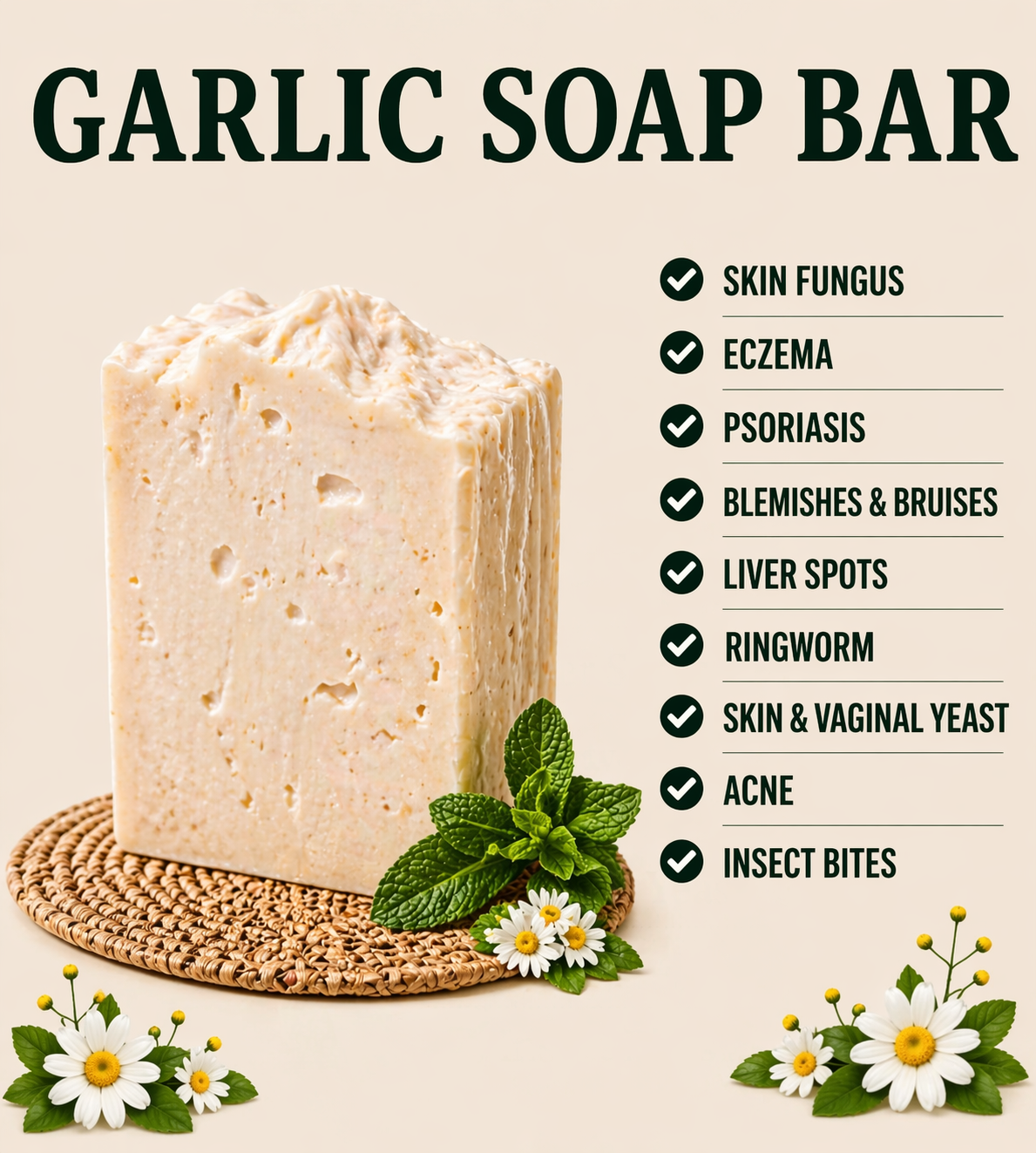 IRIE GARLIC SOAP BAR