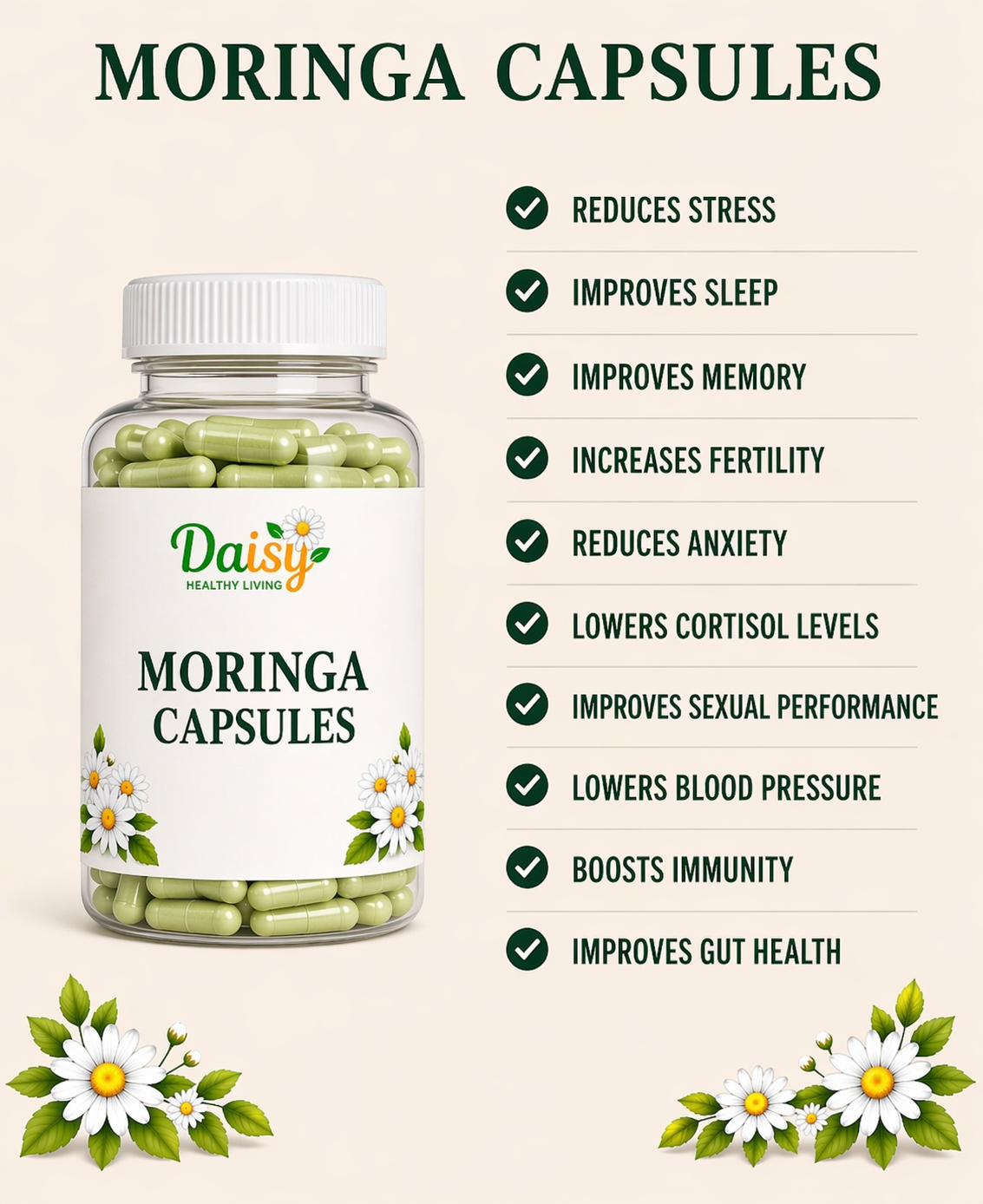 ORGANIC MORINGA CAPSULES