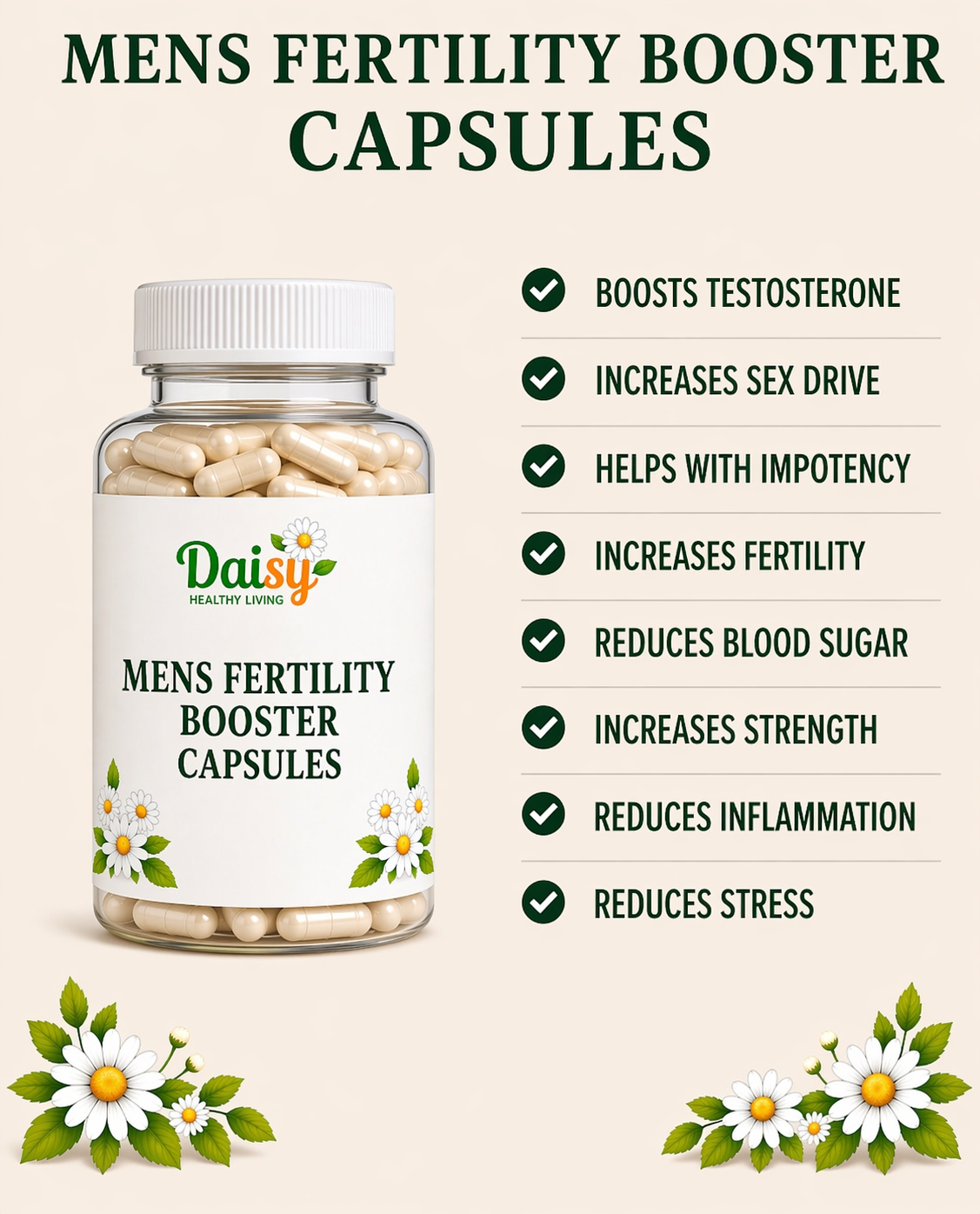 MENS FERTILITY BOOSTER CAPSULES