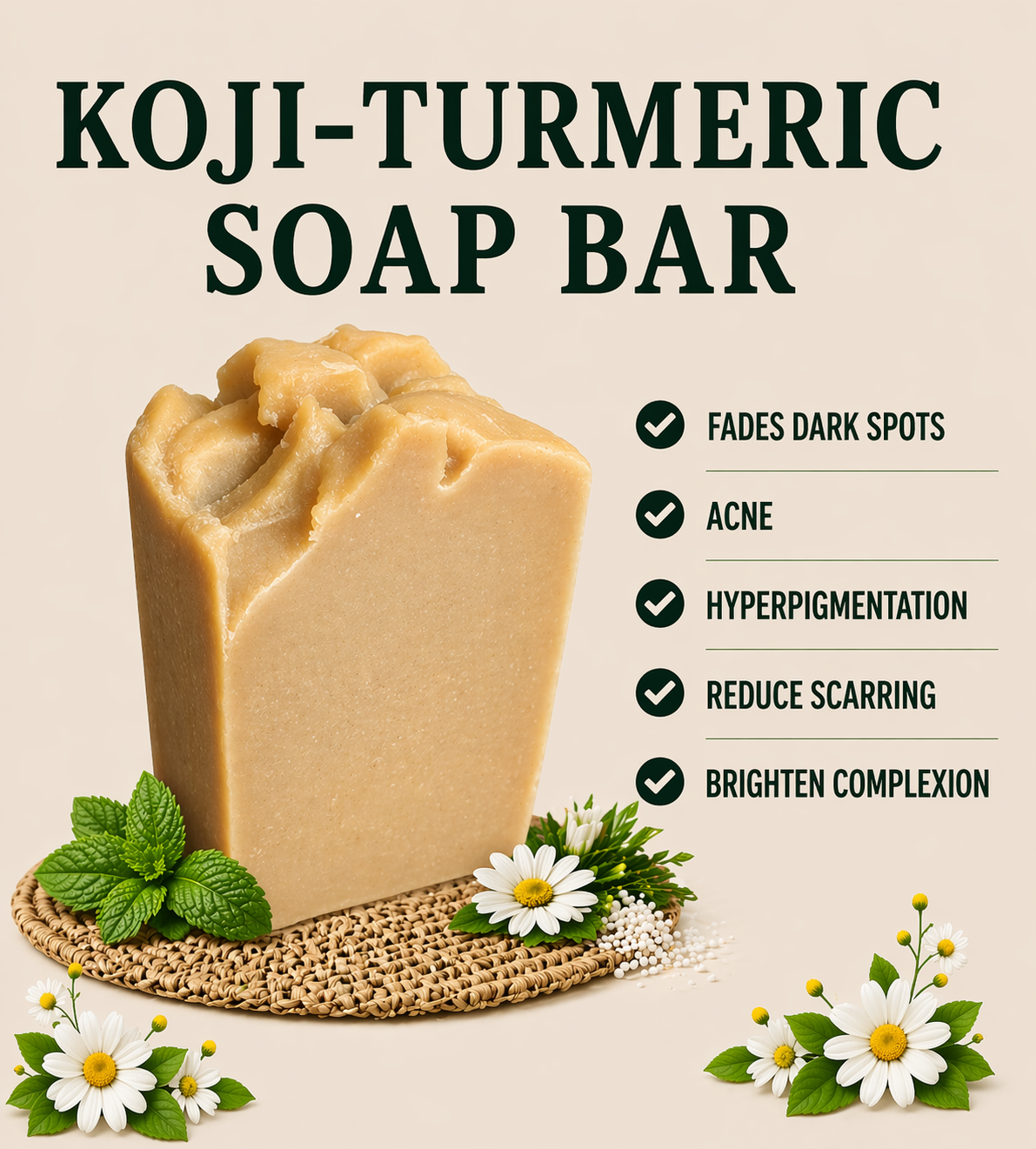 IRIE KOJI-TURMERIC SOAP BAR