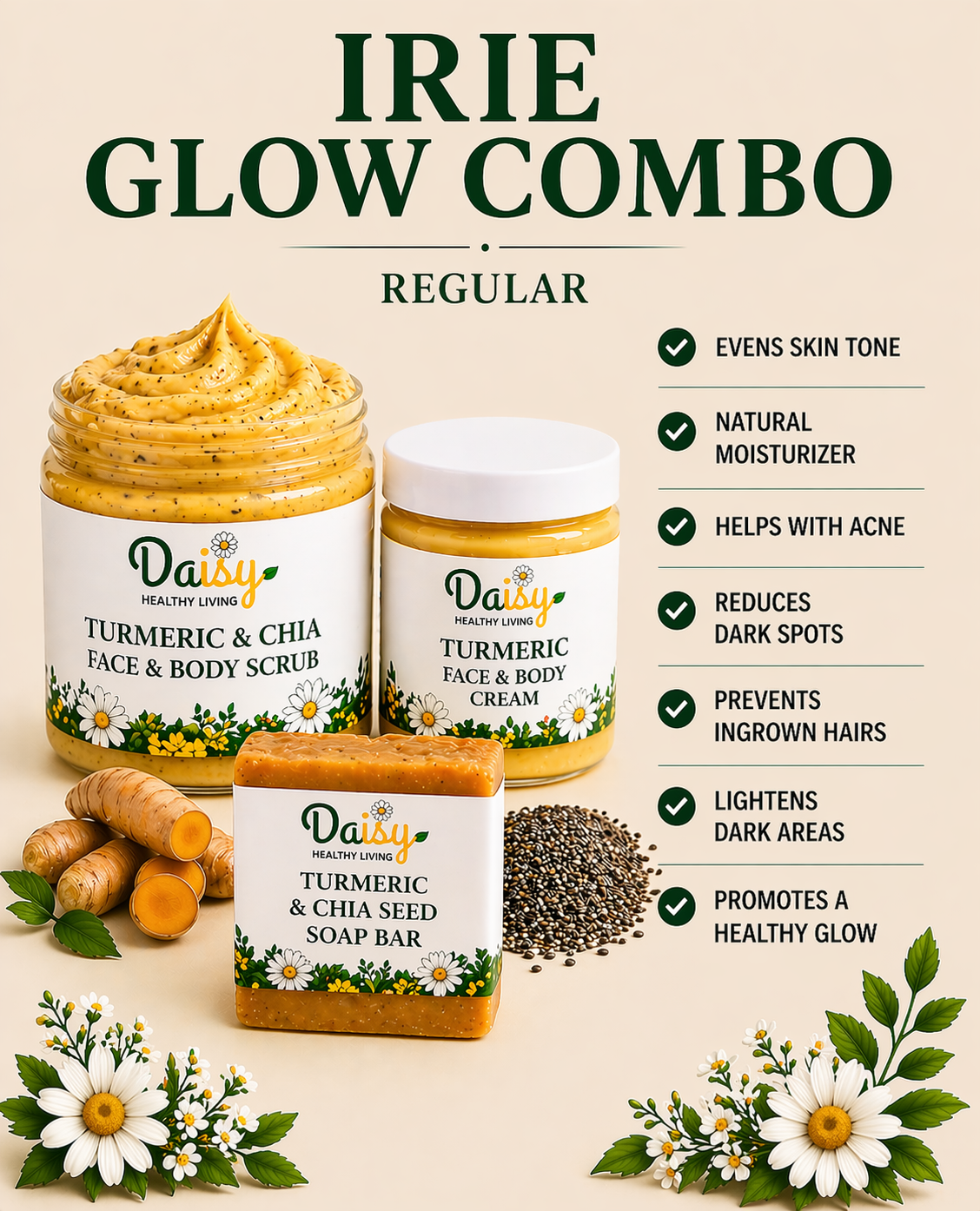 IRIE GLOW COMBO (REGULAR)