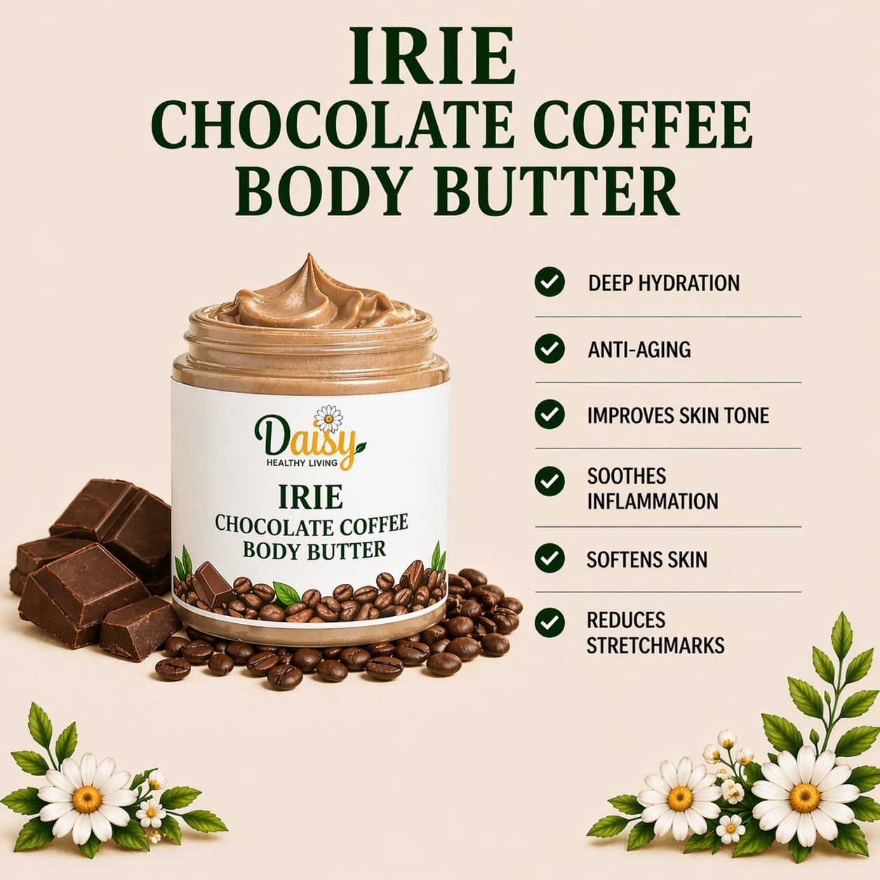IRIE CHOCOLATE COFEE BODY BUTTER
