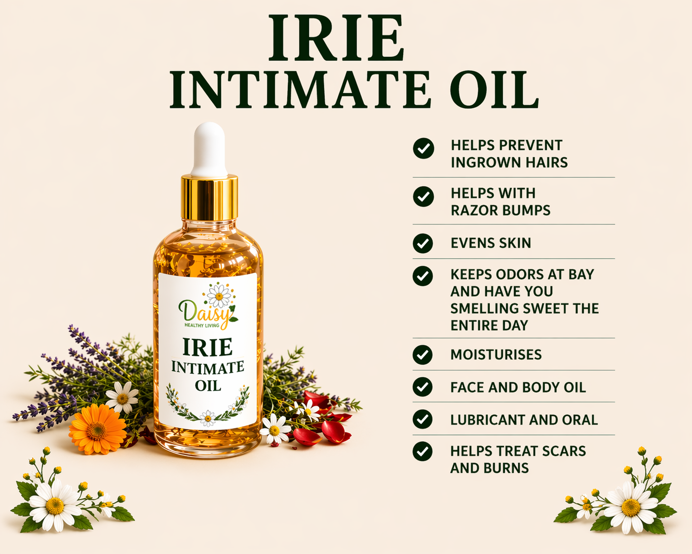 IRIE INTIMATE OIL