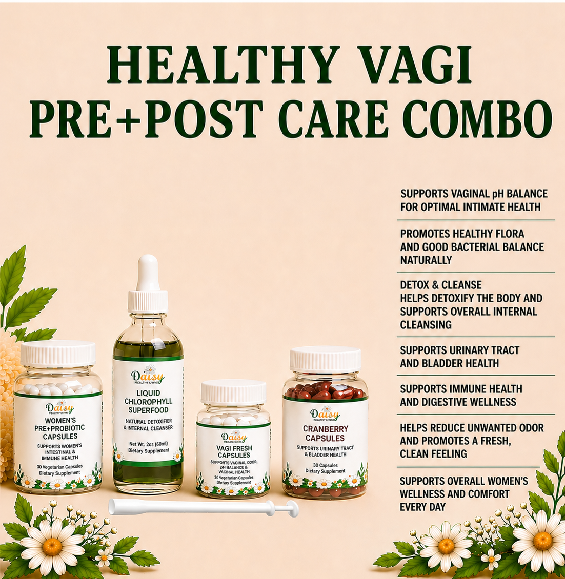 HEALTHY VAGI PRE+POST CARE COMBO